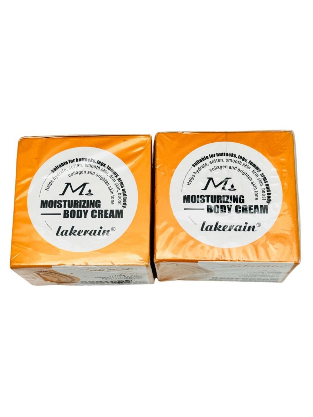 Lakerain Moisturizing Body Cream 80ml Hydrating Skin Care New 2-Pack Exp 10/26